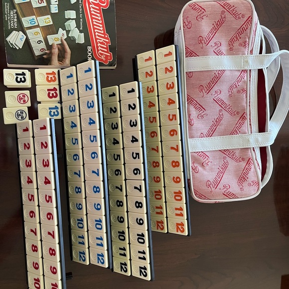 Pressman game Games Rummikub Travel Set The Official Rummikub Book